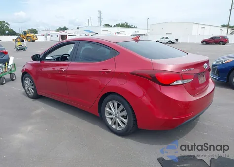 2014 Hyundai Elantra Se from USA, damaged, VIN KMHDH4AE9EU174656